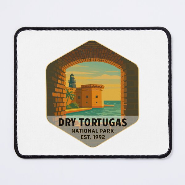 Item preview, Dry Tortugas National Park Retro Island Sticker designed and sold by Ismeal Von.