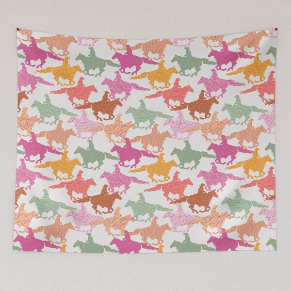 Item preview, Horses and cowgirls springtime muster designed and sold by FrancesPoff.