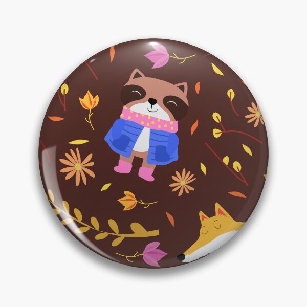 Aperçu de l'œuvre Motif d'animaux d'automne créée et vendue par AntiPops.