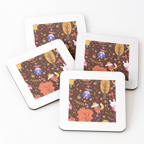 Item preview, Autumn Animals Pattern  designed and sold by AntiPops.