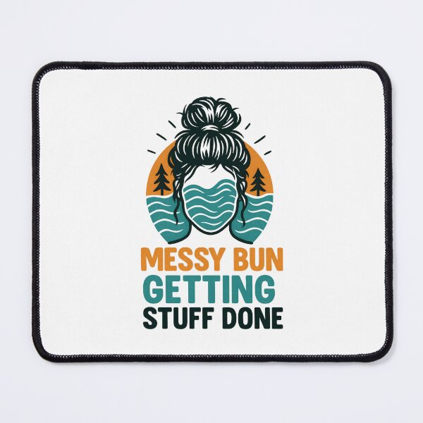 Item preview, Motivated Muse with Messy Bun and Botanical Vibes designed and sold by inkNext.