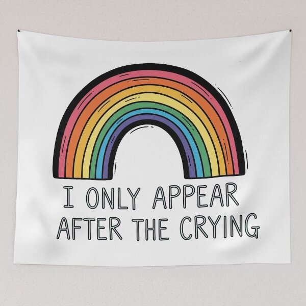 Item preview, I Only Appear After The Crying Rainbow designed and sold by Owcomm.