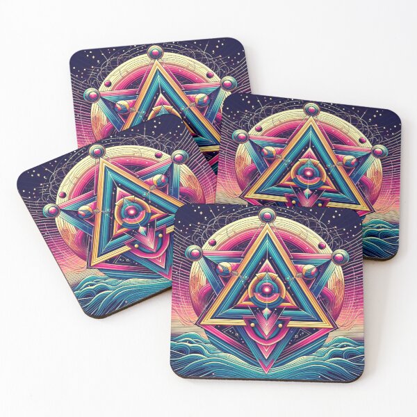 Item preview, Mystic geometric decorative shapes  designed and sold by Dogandesighn.