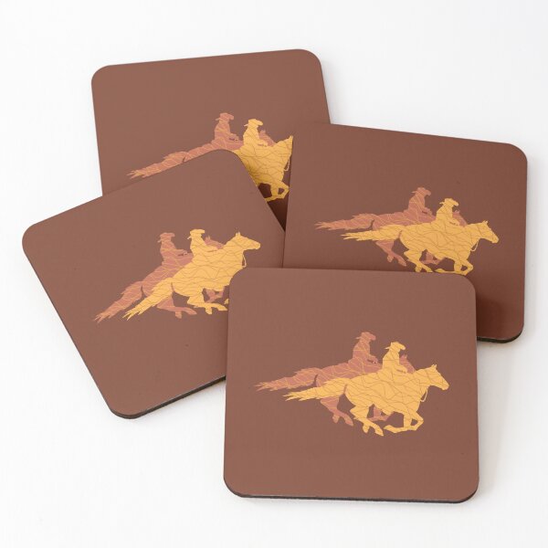 Item preview, Cowboy duo in the desert designed and sold by FrancesPoff.