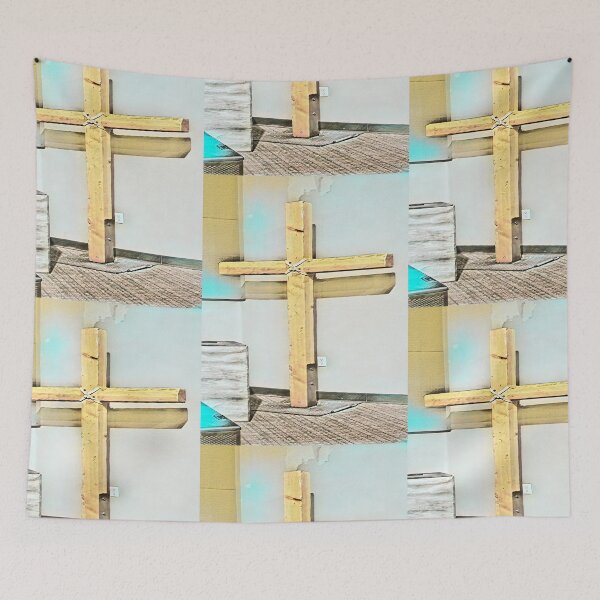 Item preview, The Cross (Light Wood Theme) designed and sold by My Righteous Apparel.