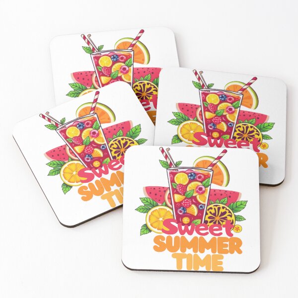Item preview, Tropical Fruit Drink Design – Sweet Summer Time Aesthetic designed and sold by wellie-chic.