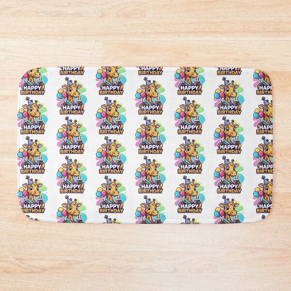 Item preview, Giraffe Birthday | Whimsical and Adorable Celebration-Inspired Graphic designed and sold by Tw1nsAIArt.