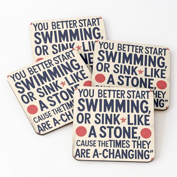 Item preview, You better start swimming or sink like a stone designed and sold by whatthefoxsays.