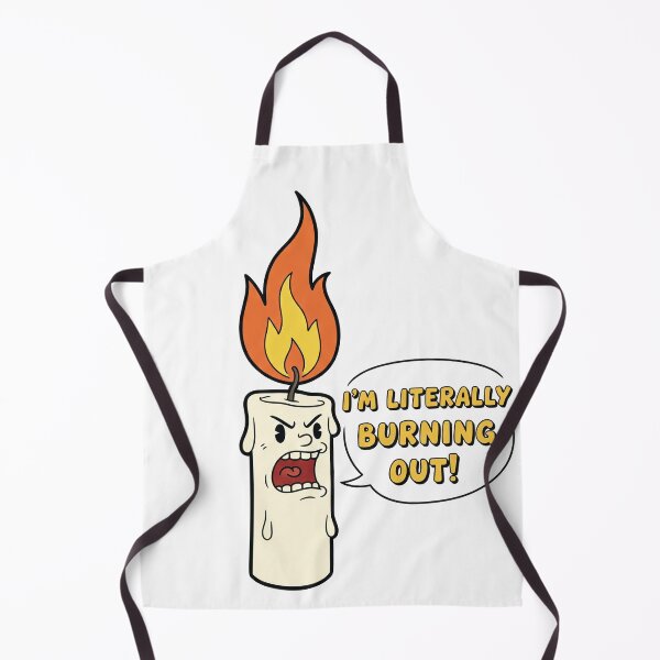 Item preview, "I'm Literally Burning Out!" Funny Candle designed and sold by Owcomm.