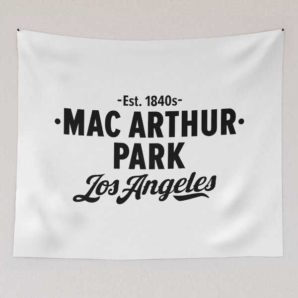 Item preview, MacArthur Park Los Angeles - Classic Neighborhood Tribute designed and sold by Boogosh.