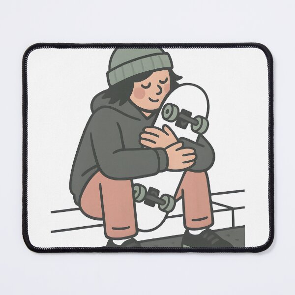 Item preview, girl skateboard This Is My Emotional Support Board designed and sold by Uglyandcute.