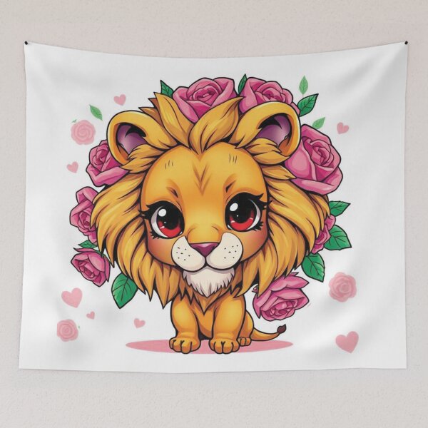 Item preview, Lion face designed and sold by AnuNP.