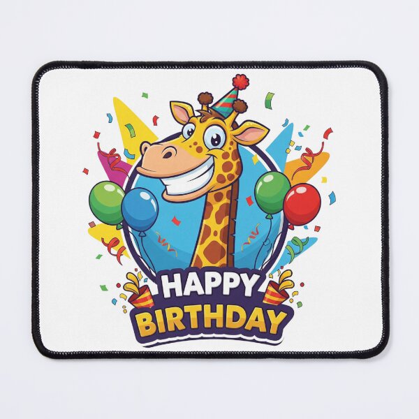 Item preview, Giraffe Birthday | Whimsical and Adorable Celebration-Inspired Graphic designed and sold by Tw1nsAIArt.