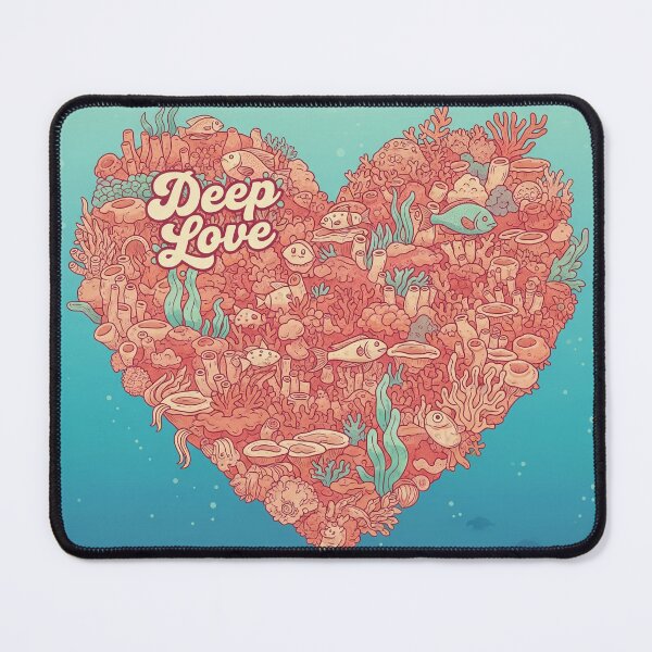 Item preview, Deep Love Ocean Coral Heart designed and sold by Owcomm.
