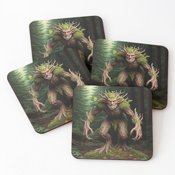Item preview,  The Green Man Ent illustration art designed and sold by Vintage Designs +.