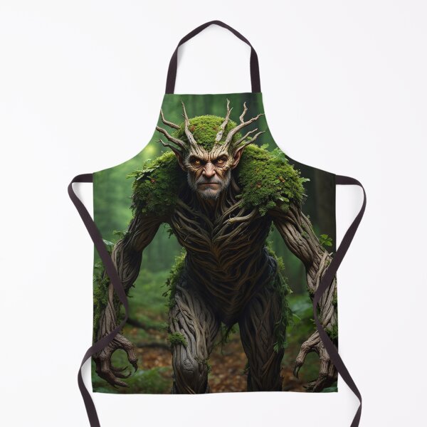 Item preview, The Green Man Ent illustration art designed and sold by Vintage Designs +.