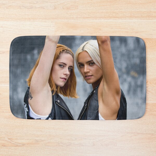 Item preview, Two models posing with their arms up showing armpits  Grunge street photography designed and sold by Vintage Designs +.