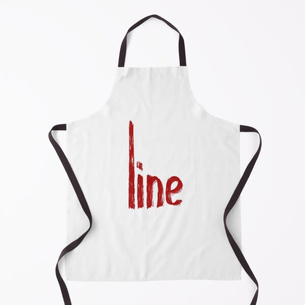 Item preview, Line - Minimalist Brushstroke Red Text Design designed and sold by JRprojects.