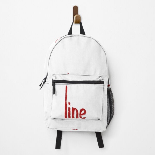 Item preview, Line - Minimalist Brushstroke Red Text Design designed and sold by JRprojects.