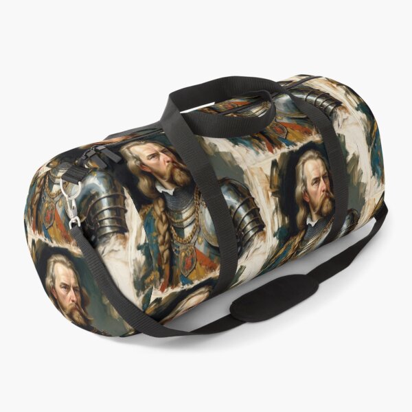 Item preview, Portrait of a Viking King Possibly Knut with beard vintage painting art designed and sold by Vintage Designs +.