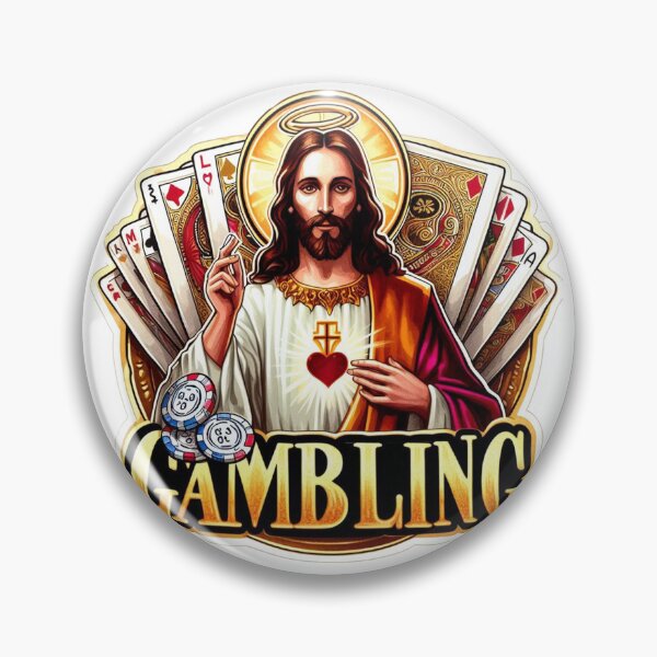 Item preview, Jesus Gambling designed and sold by devonclemon.