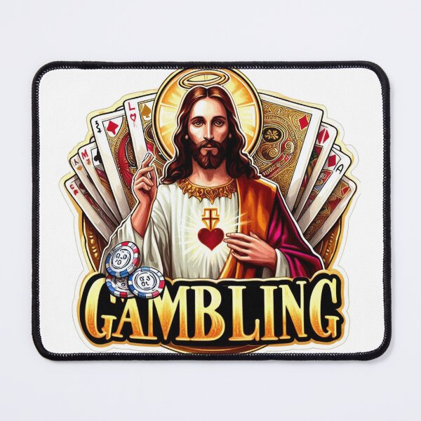 Item preview, Jesus Gambling designed and sold by devonclemon.