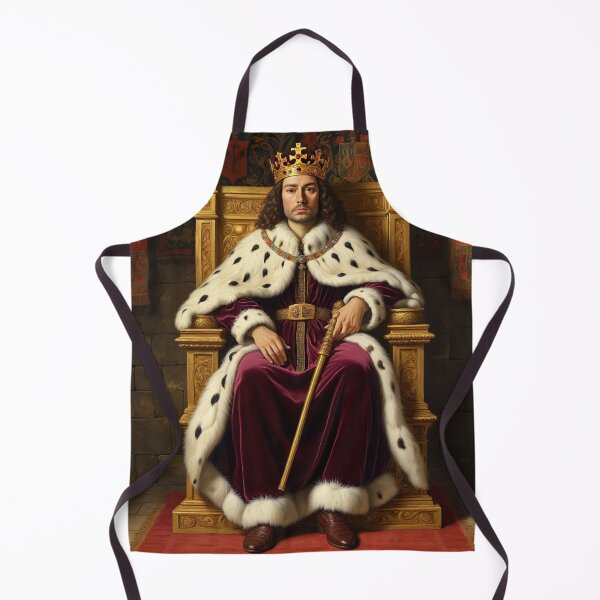 Item preview, Portrait of King Edmund I vintage painting art designed and sold by Vintage Designs +.