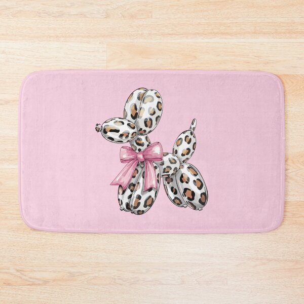 Item preview, Cute Retro Leopard Print Coquette Balloon Dog designed and sold by BrownHorse90s.