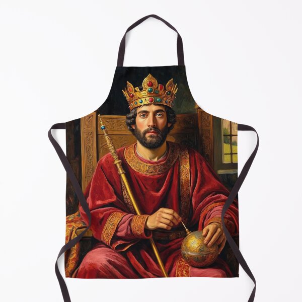 Item preview,  Portrait of King Edmund I vintage painting art designed and sold by Vintage Designs +.