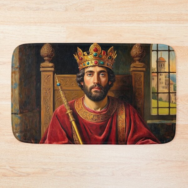 Item preview,  Portrait of King Edmund I vintage painting art designed and sold by Vintage Designs +.
