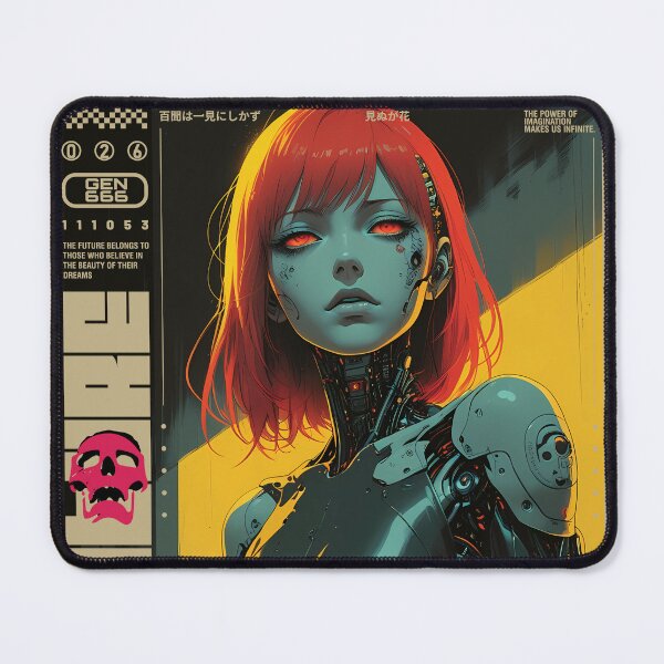 Item preview, cyborg girl 5 designed and sold by BOZGO.
