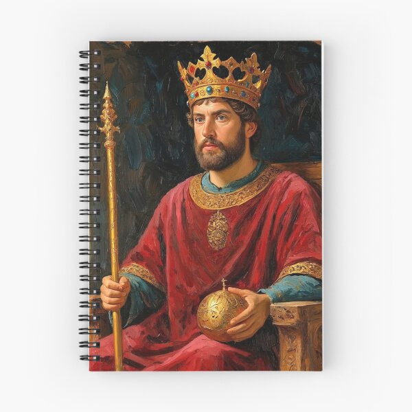 Item preview,  Portrait of King Henry I vintage painting art designed and sold by Vintage Designs +.