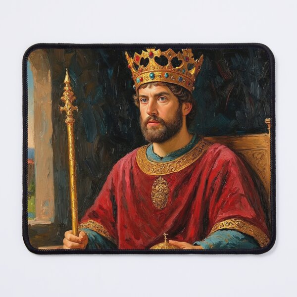 Item preview,  Portrait of King Henry I vintage painting art designed and sold by Vintage Designs +.