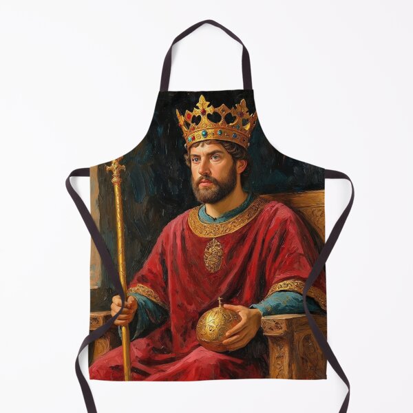Item preview,  Portrait of King Henry I vintage painting art designed and sold by Vintage Designs +.