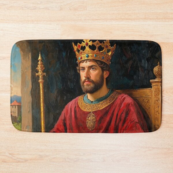 Item preview,  Portrait of King Henry I vintage painting art designed and sold by Vintage Designs +.