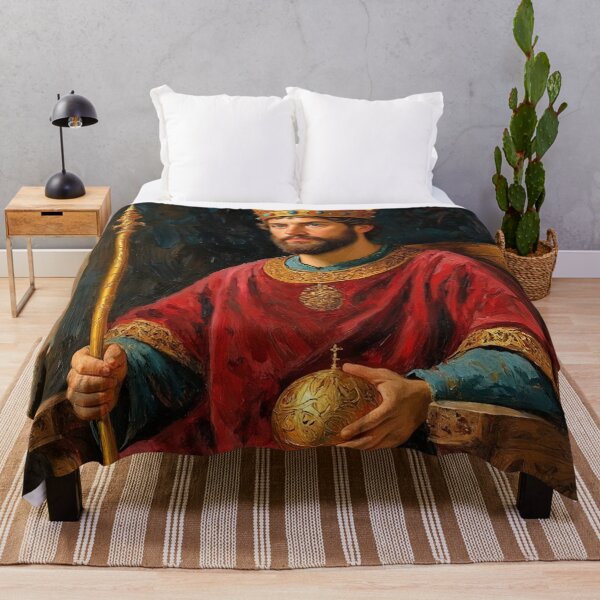 Item preview,  Portrait of King Henry I vintage painting art designed and sold by Vintage Designs +.
