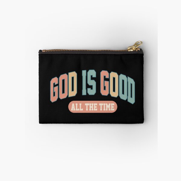 Item preview, God Is Good All the Time - Retro Christian Typography Design designed and sold by haitrieuic96.