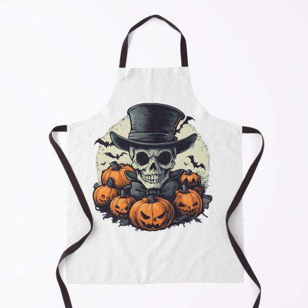 Item preview, Spooky Gentleman Skeleton with Jack-o'-Lanterns designed and sold by Mariana Shymkovych.