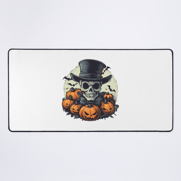 Item preview, Spooky Gentleman Skeleton with Jack-o'-Lanterns designed and sold by Mariana Shymkovych.