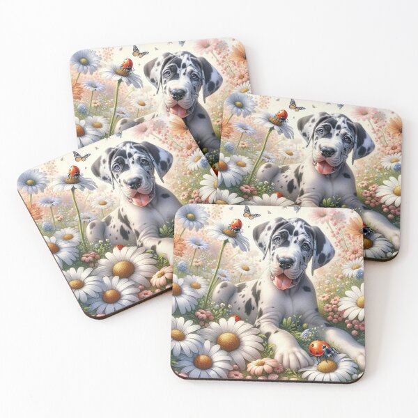 Item preview,  Great Dane Magical Meadow Pup designed and sold by Wags & Tails.