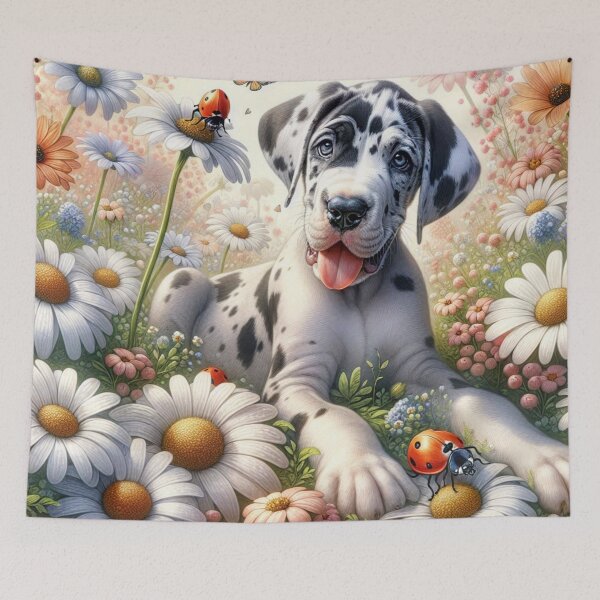 Item preview,  Great Dane Magical Meadow Pup designed and sold by Wags & Tails.