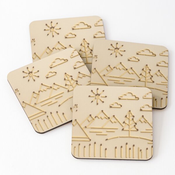 Item preview, Matchstick Mountains designed and sold by zoecreatiwe.