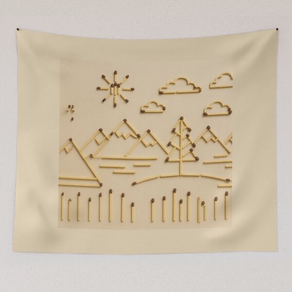 Item preview, Matchstick Mountains designed and sold by zoecreatiwe.