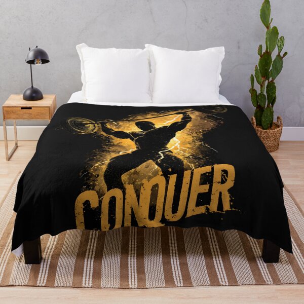 Item preview, Conquer the Weight – Powerlifting Explosion Art designed and sold by AI-Only Creations.
