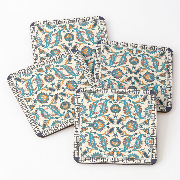 Item preview, Traditional Chinese Floral Pattern - Beige designed and sold by ZenReiArt.