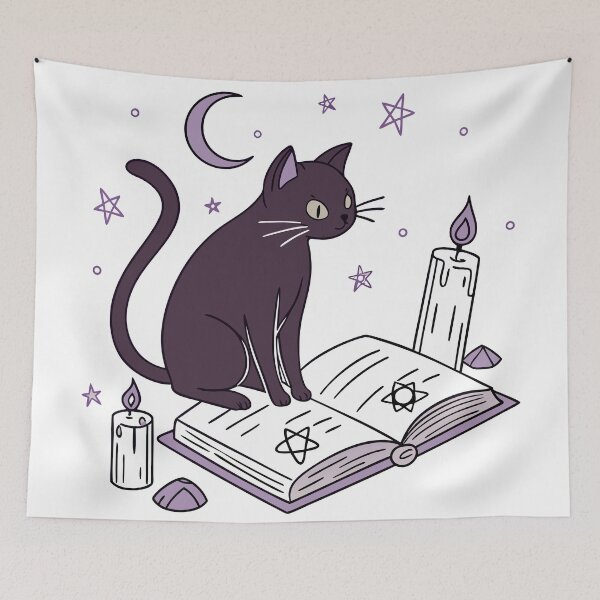 Item preview, Witchcore Magic Cat designed and sold by hakobyans.