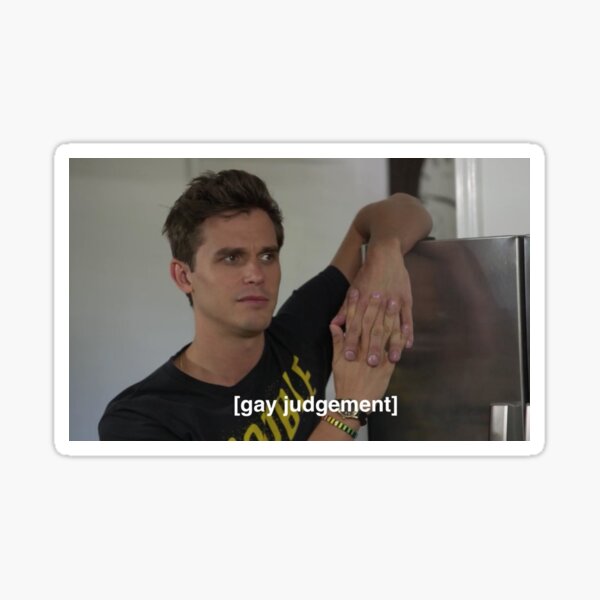 gay judgement Sticker