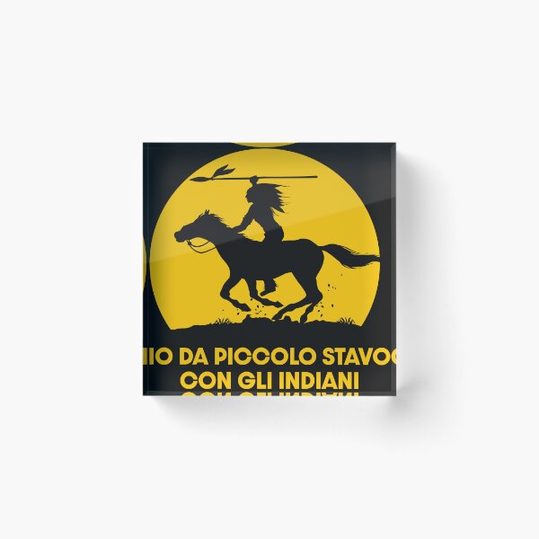 Item preview, Io da piccolo stavo con gli indiani designed and sold by greywolfstore.