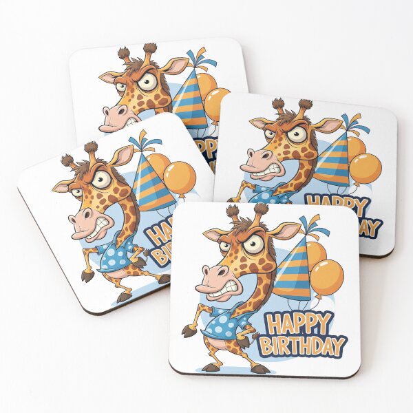 Item preview, Giraffe Birthday | Whimsical and Adorable Celebration-Inspired Graphic designed and sold by Tw1nsAIArt.
