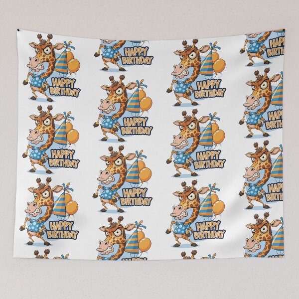 Item preview, Giraffe Birthday | Whimsical and Adorable Celebration-Inspired Graphic designed and sold by Tw1nsAIArt.